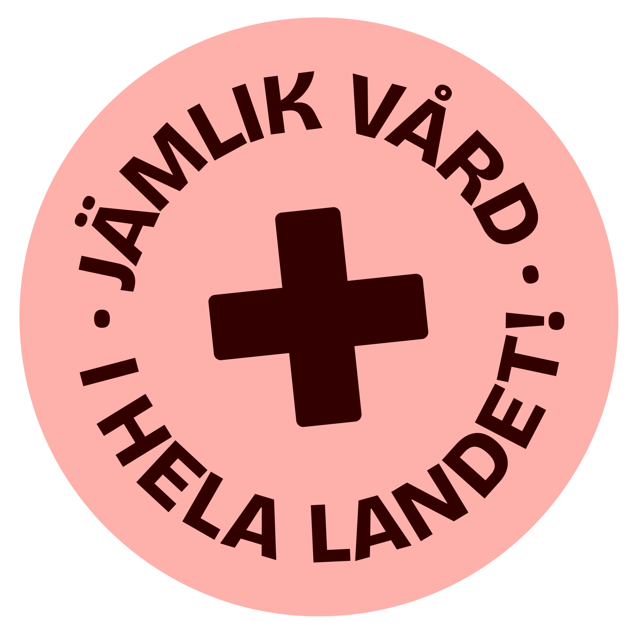 Logotypbanner för Vänstern i vården